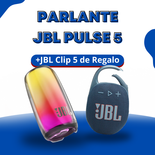 JBL Pulse 5  + Regalo Sorpresa – ¡Sonido Premium y Potencia al Máximo